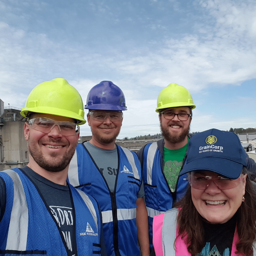 GWM - Team shot wearing PPE outside.